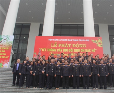 Viện KSND thành phố Hà Nội tổ chức Lễ phát động “Tết trồng cây đời đời nhớ...